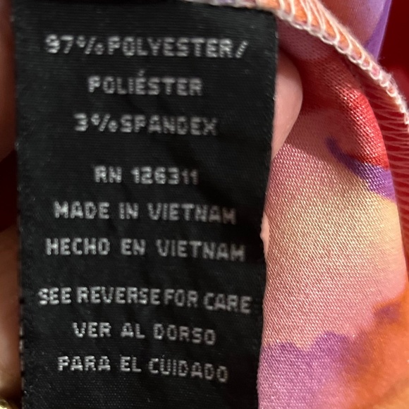 Ronni Nicole Women’s Vibrant Multi Floral Spring/Summer Sheath Dress Sz-8 - Picture 5 of 6